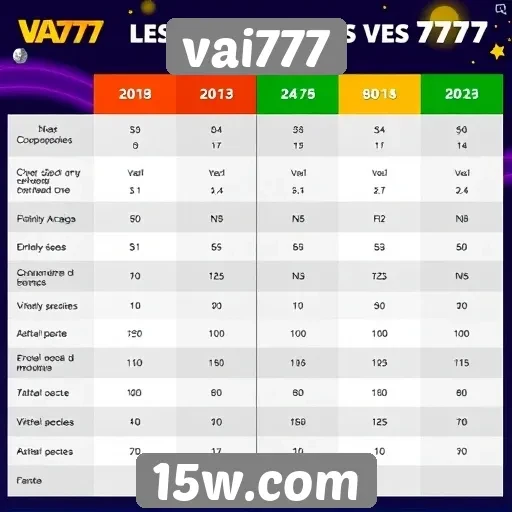 Comparativo entre vai777 e outros sites de jogos